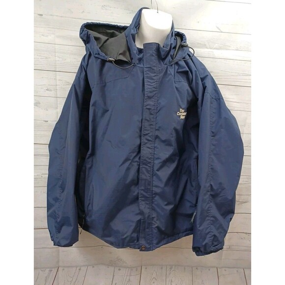 Tri Mountain Other - Vtg Tri-Mountain Windbreaker The Container Store  Navyblue Pockets 2XL Zip
